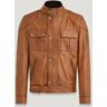 BELSTAFF BROOKLANDS Herren Lederjacke burnt cuero braun 3XL