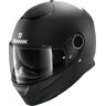 Shark Spartan Blank Mat Helm - Schwarz - S - unisex