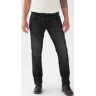 Rokker Rokkertech Tapered Slim Black Motorradjeans - Schwarz - 33 - unisex