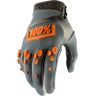 100% Airmatic Hexa Motocross Handschuhe - Grau Orange - S - unisex