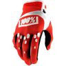 100% Airmatic Hexa Motocross Handschuhe - Weiss Rot - S - unisex