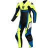 Dainese Gen-Z 1-Teiler Perforierte Kinder Lederkombi - Blau Gelb - M 164 - unisex