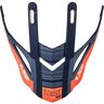 LS2 MX437 Fast Evo Helmschirm - Blau Orange - Einheitsgröße - unisex