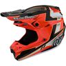 Troy Lee Designs SE5 Graph Motocross Helm - Schwarz Rot - L - unisex