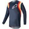 Alpinestars Fluid Corsa Motocross Jersey - Rot Blau Gelb - 2XL - unisex