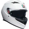 AGV K3 Mono Helm - Weiss - S - unisex