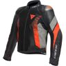 Dainese Super Rider 2 Absoluteshell Motorrad Textiljacke - Schwarz Grau Rot - 46 - unisex