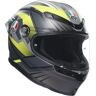 AGV K-6 S Excite Helm - Grau Gelb - XL - unisex