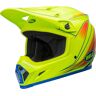 Bell MX-9 Mips Zone Motocross Helm - Rot Blau Gelb - L - unisex
