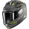 Shark Skwal i3 Linik Helm - Grau Gelb - M - unisex