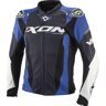 Ixon Vortex 3 Motorrad Lederjacke - Schwarz Weiss Blau - M - unisex