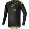 Alpinestars Supertech Ward Star Motocross Jersey - Schwarz Gelb - 2XL - unisex