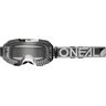 Oneal B-10 Duplex Clear Motocross Brille - Schwarz Grau - Einheitsgröße - unisex