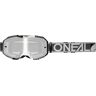 Oneal B-10 Duplex Motocross Brille - Schwarz Grau - Einheitsgröße - unisex