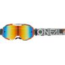 Oneal B-10 Duplex Motocross Brille - Schwarz Orange - Einheitsgröße - unisex
