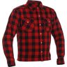 Richa Lumber Motorrad Hemd - Schwarz Rot - 5XL - unisex