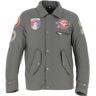 Helstons Terry wasserdichte Motorrad Textiljacke - Grün Braun - M - unisex