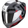 Scorpion EXO-391 Arok, Integralhelm Grau/Rot/Schwarz M male