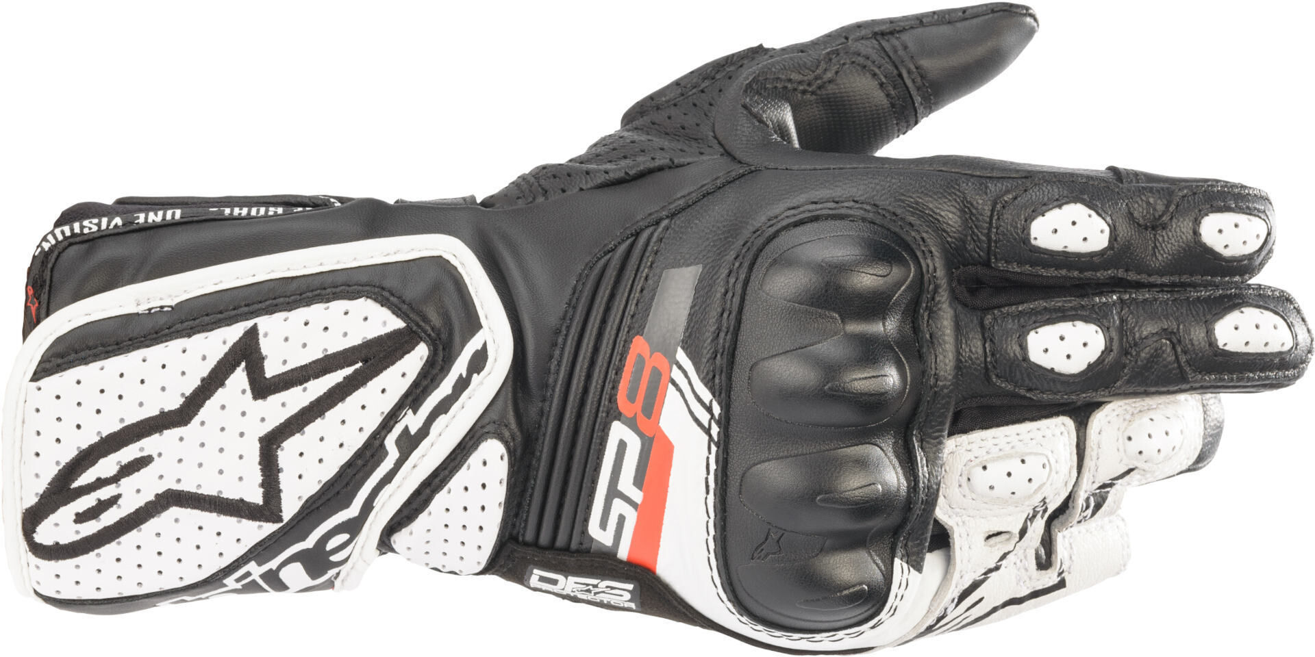 Alpinestars Stella SP-8 V3 Damen Motorradhandschuhe - Schwarz Weiss - M - female