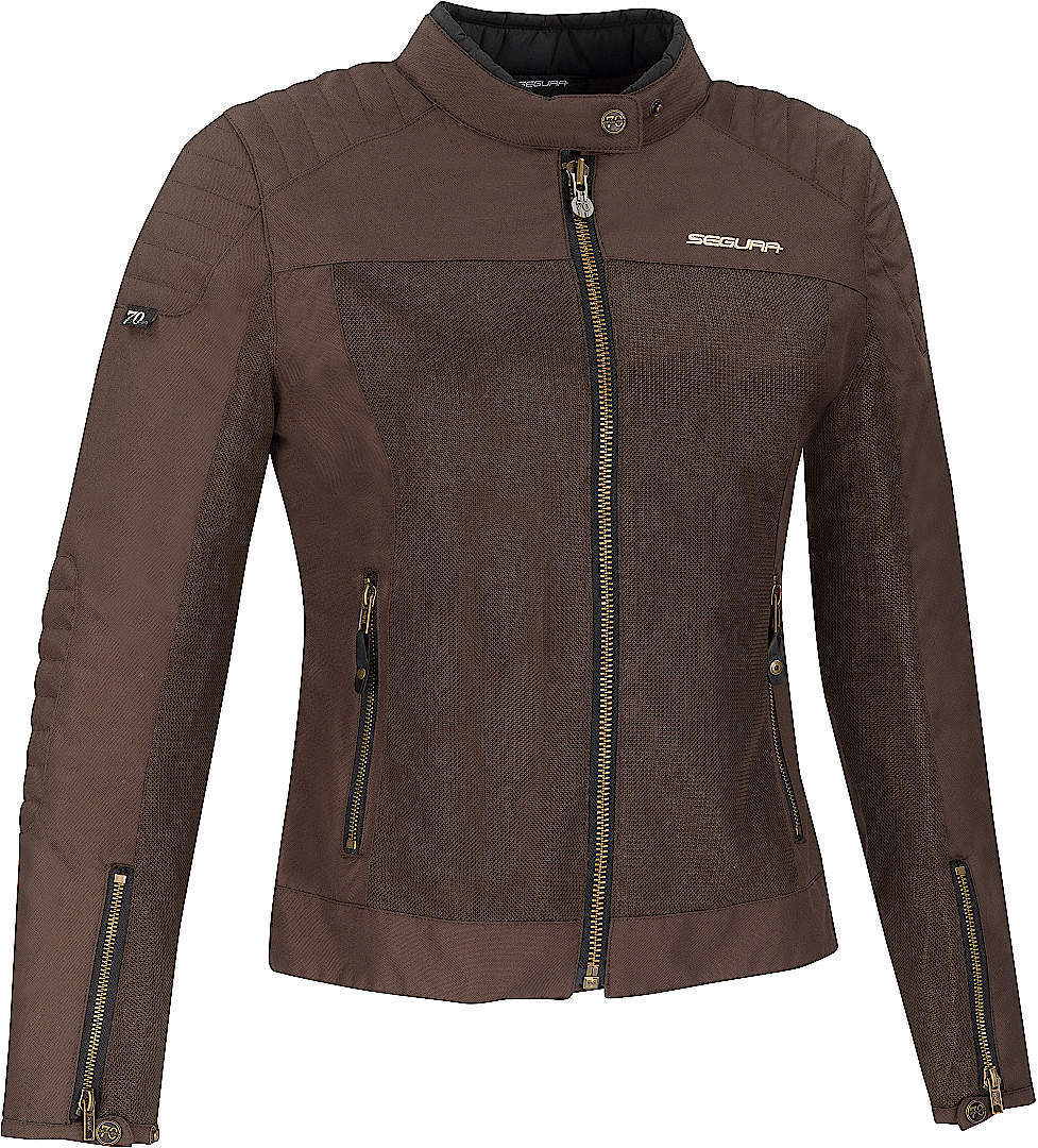 Segura Oskar Damen Motorrad Textiljacke - Braun - 46 - female