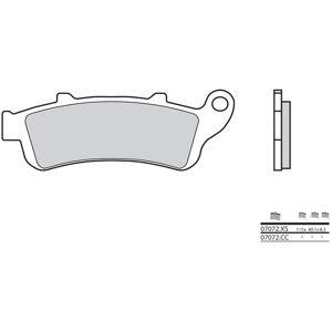 Brembo S.p.A. Bremseklodser Scooter carbon keramik - 07072CC