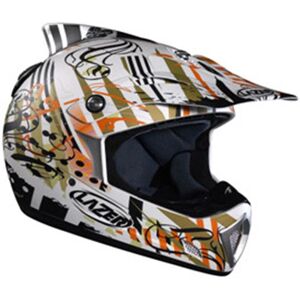 LAZER - Casco Infantil Mx6 Octopus Blanco Decorado