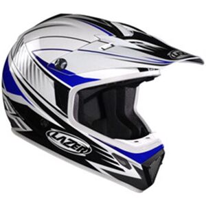 LAZER Casco Infantil  Mx7 Prime Azul Kevlar-Carbono Tricomposite