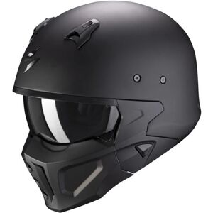 SCORPION Covert-X Mate Negro Casco Fibra - Street Fight