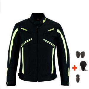 BSTAR Pro-Tec Fluor Protecciones Y Forro Chaqueta Infantil Moto