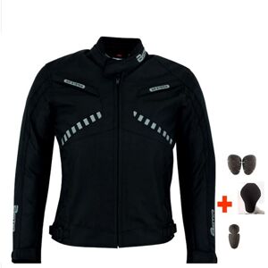 BSTAR Pro-Tec Negro Protecciones Y Forro Chaqueta Infantil Moto