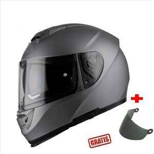 NZI Eurus 2 Antracita Mate Gafas+pantalla Negra Gratis Casco Moto