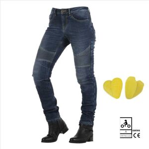 OVERLAP Imola Smalt Jeans Slim Pantalón Mujer Motohomologado