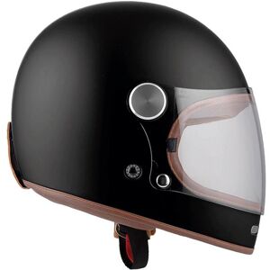 BYCITY Roadster Ii Matt Black Fibra Casco Cafe Racer