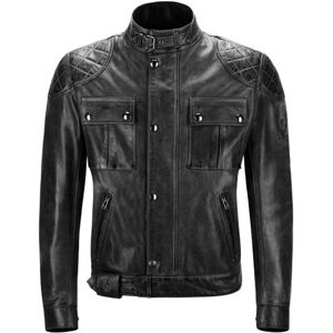 STINA Chaqueta Piel  Iceland Negra Moto