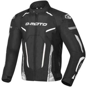 D-MOTO Chaqueta Corta Dmoto Fresport Blanca Sport Moto