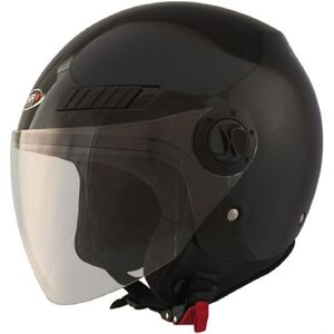 SHIRO Casco Jet  Sh-62 Gs Negro Con Pantalla