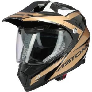 ASTONE Crossmax Ouragan Go Gold Casco Trail Con Gafas