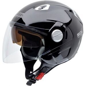 NZI Casco  Solar B Negro Brillo Con Visor Solar