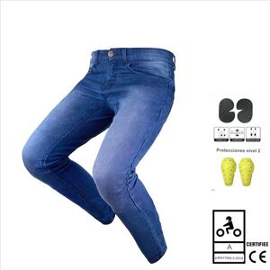BYCITY Route Man Blue Ce Pren17092-3 Pantalón Moto Jeans