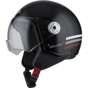 NZI Casco Infantil Jet  Vintage 3 Triband Black Burgundy + Envio Gratis