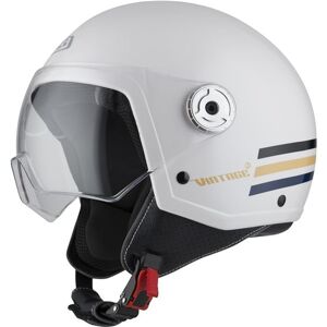 NZI Casco  Vintage 3 Triband Blanco/azul