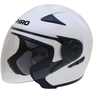 SHIRO Casco Jet  Sh-55 Blanco Con Gafas Interiores