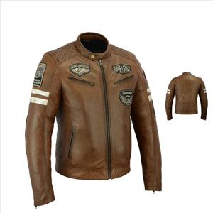 BSTAR Milano Marron Piel Envejecido Cafe Racer