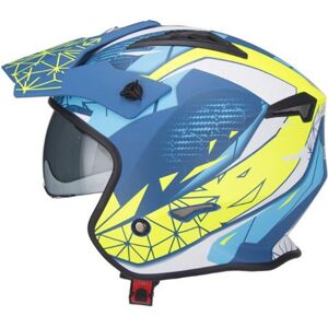 UNIK Ct-07 Artic Amarillo Mate Con Gafas Casco Trial