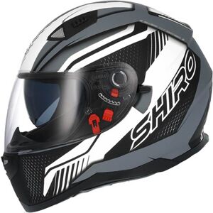 SHIRO Casco de moto integral  sh881 blanco s