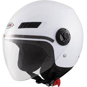 SHIRO Casco de moto jet  sh-62 gs blanco xl