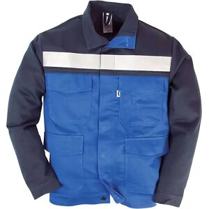 kaiserkraft Chaqueta de protección contra llamas INDURA, azul marino/real, talla 52