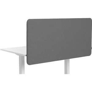 kaiserkraft Pared separadora acústica para mesa Softline Salsa, suspendida hacia abajo, H x A 650 x 1200 mm, textil, gris