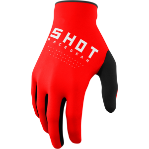 Shot Race Gear Guantes de Cross para Niño Shot Rojos