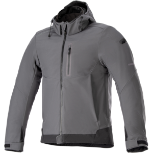 Alpinestars Sudadera de Moto  Neo Impermeable Gris Alquitrán-Negra